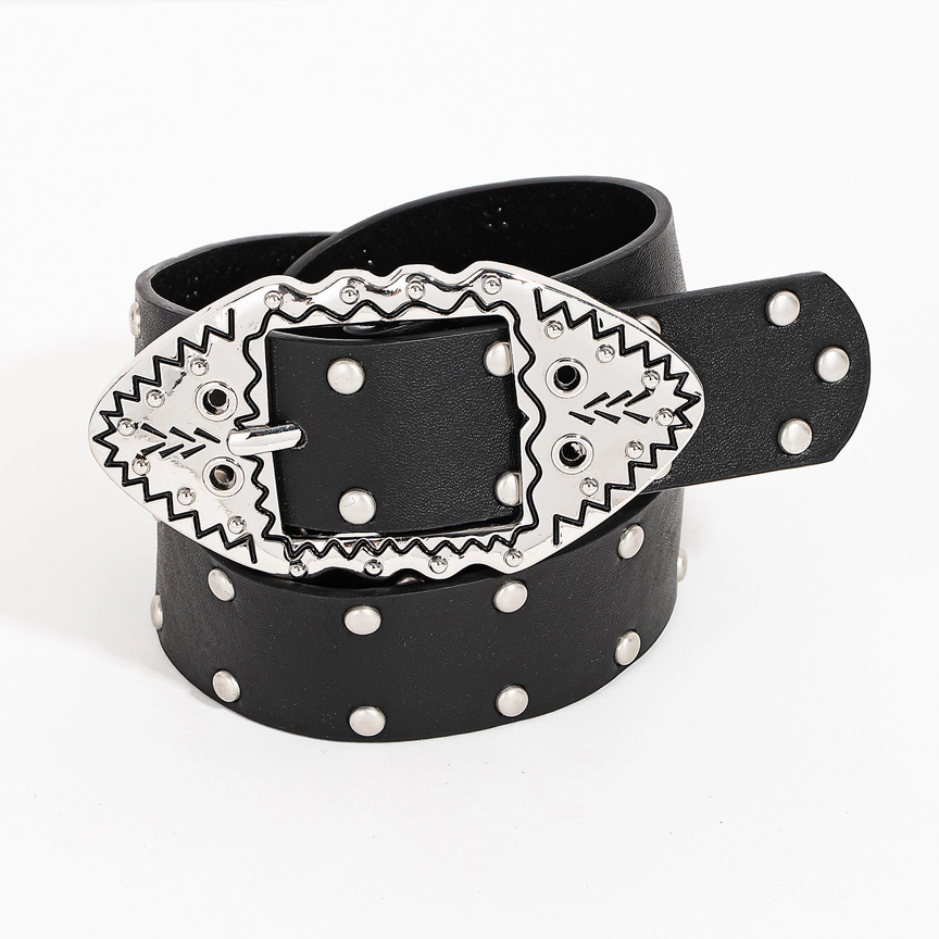 Oval Buckle Belt