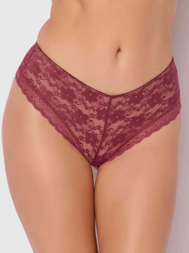 Lace Cheeky with Mesh Lining Panty LG